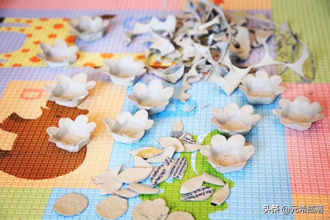 儿童创意花卉手工,儿童手工制作大全创意开花