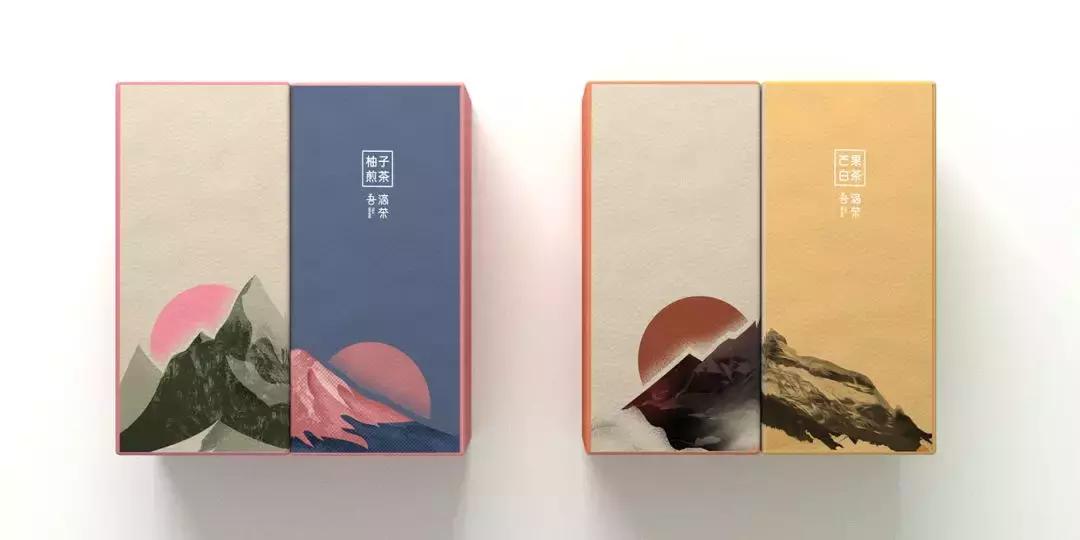 最时尚茶叶包装设计案例,茶叶包装插画基础设计