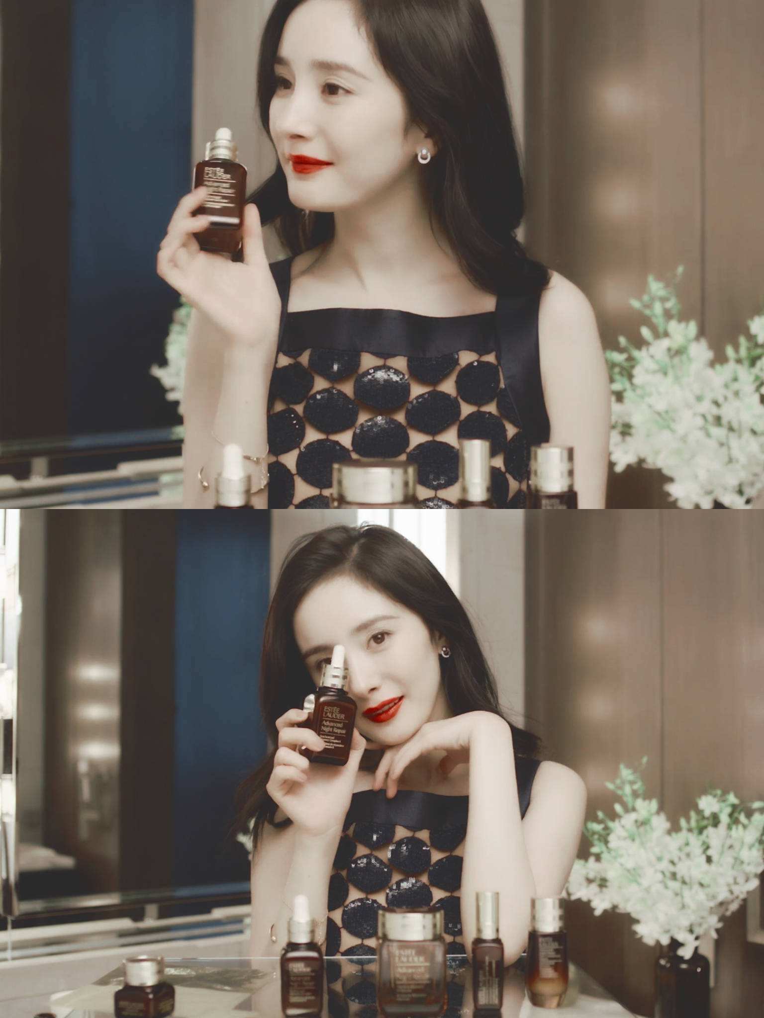 杨幂雅诗兰黛小棕瓶眼部修护,雅诗兰黛全新小棕瓶杨幂