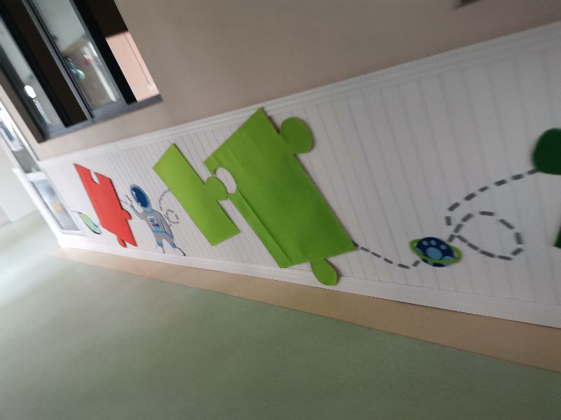 幼儿园星球星空主题墙,幼儿园走廊环创创意主题墙