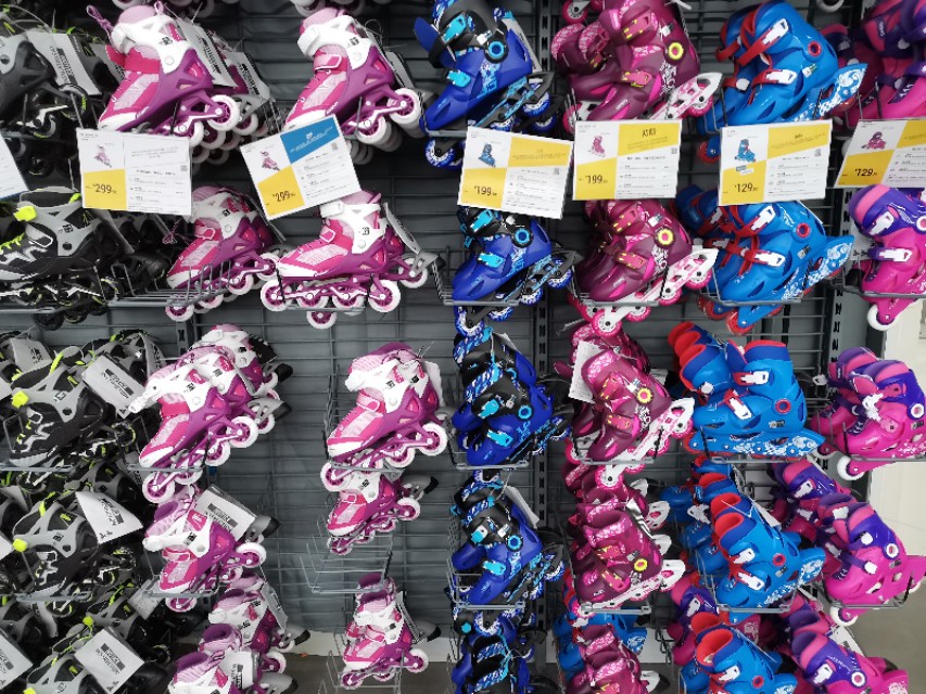 第一次逛夜集市,第一次去迪卡侬店购物