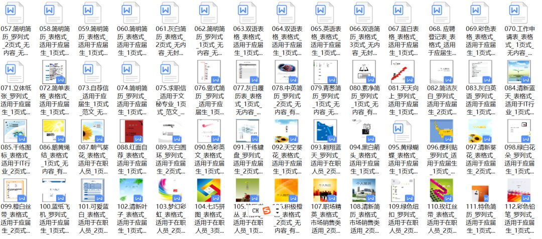 求职必备超实用简历,一份免费的简历求职模板