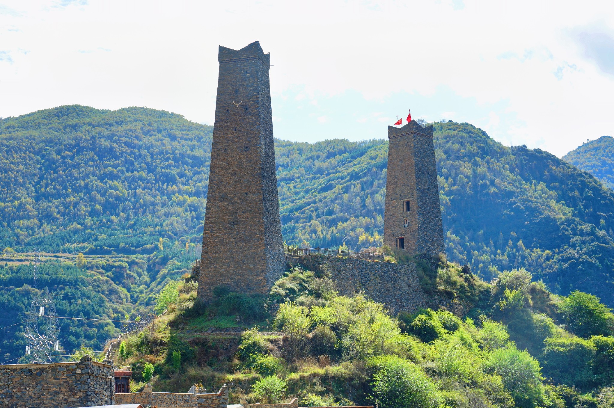 阿坝藏族羌族自治州碉楼,走进阿坝马尔康