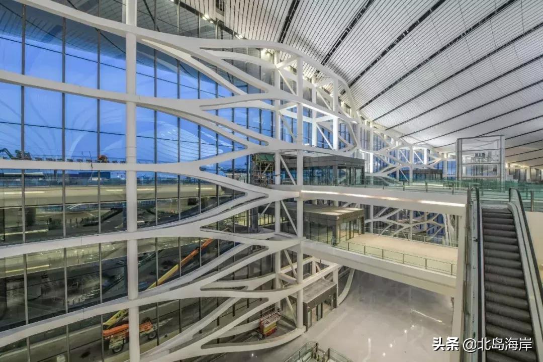 北京大兴机场建设进度照片,北京大兴机场内部高清图片