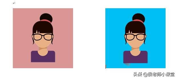 办公软件操作技巧061：如何用word更换证件照背景颜色