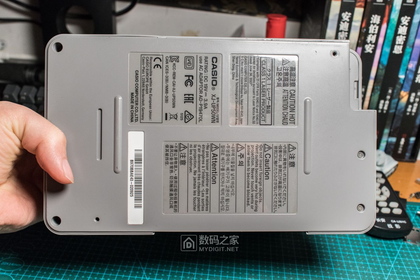 卡西欧CASIO激光+LED短焦投影仪UP50WN拆解,维修偏色全纪实