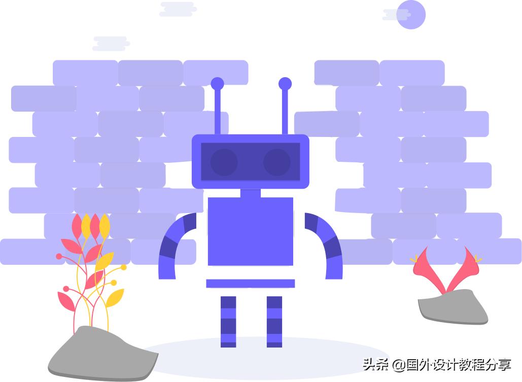 扁平矢量插画教程,矢量扁平插画怎么画