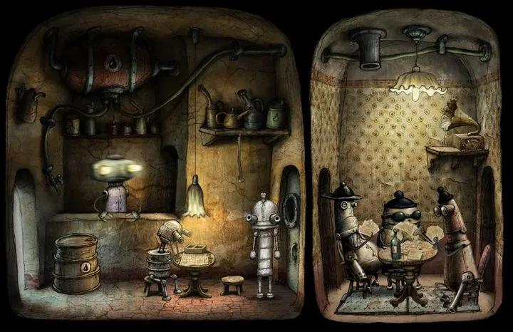 机械迷城画法,机械迷城画面不能铺满整个屏幕