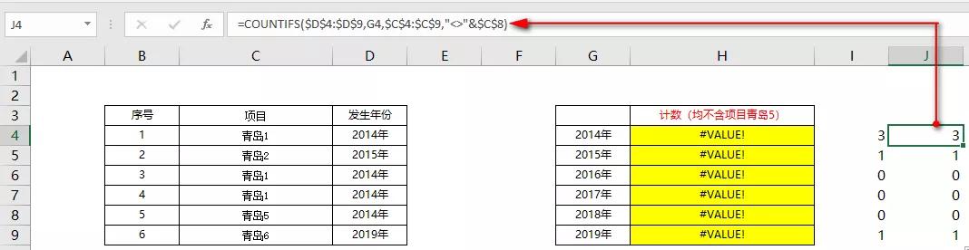 excelcountif公式的用法,excel公式countifs怎么用