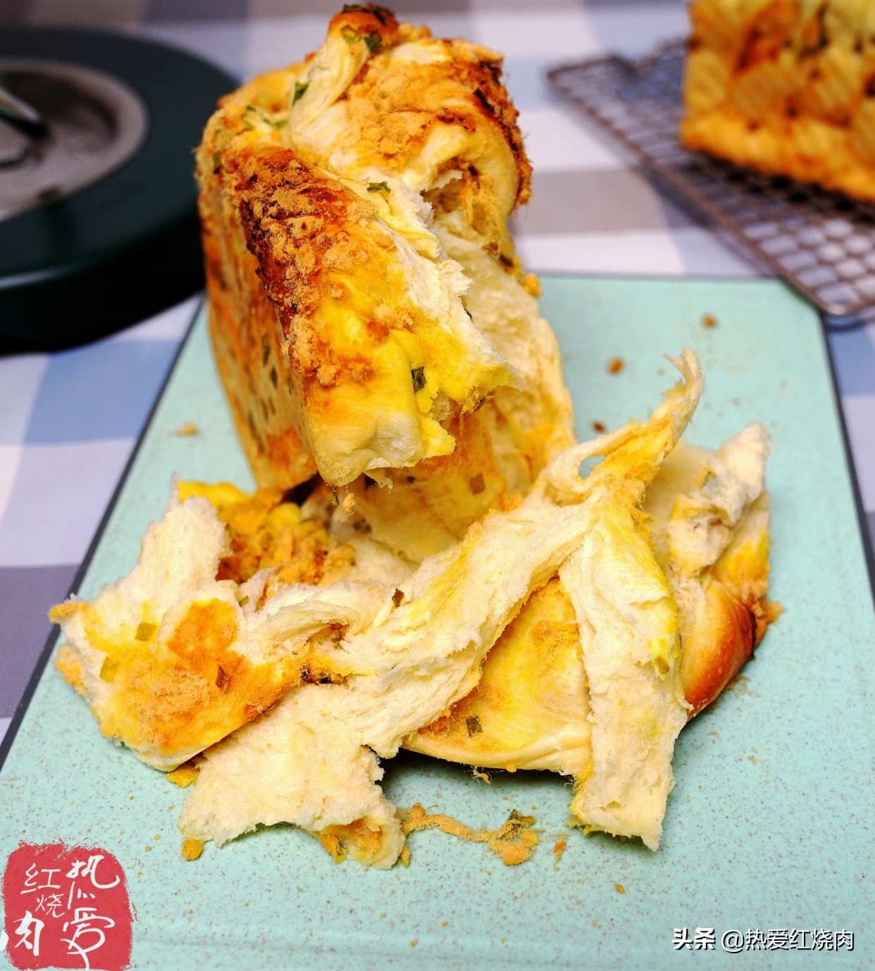 吃起来有韧劲的肉松面包,吃一口就忘不掉的肉松面包