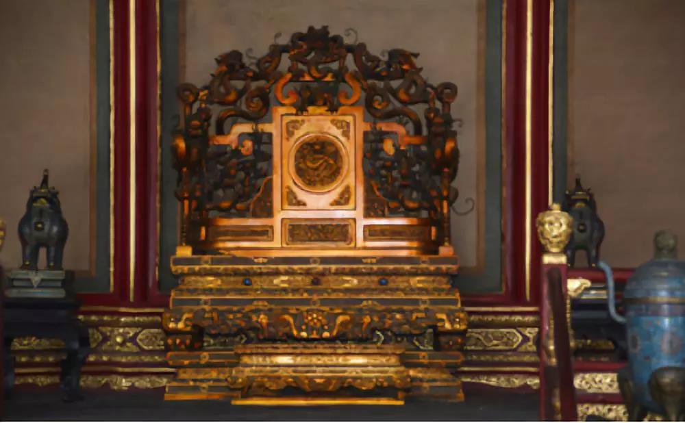 故宫的龙椅是什么木头做成的,故宫的龙椅是什么材质的