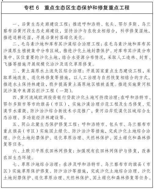 呼包鄂乌2019规划,内蒙古最新十四五规划