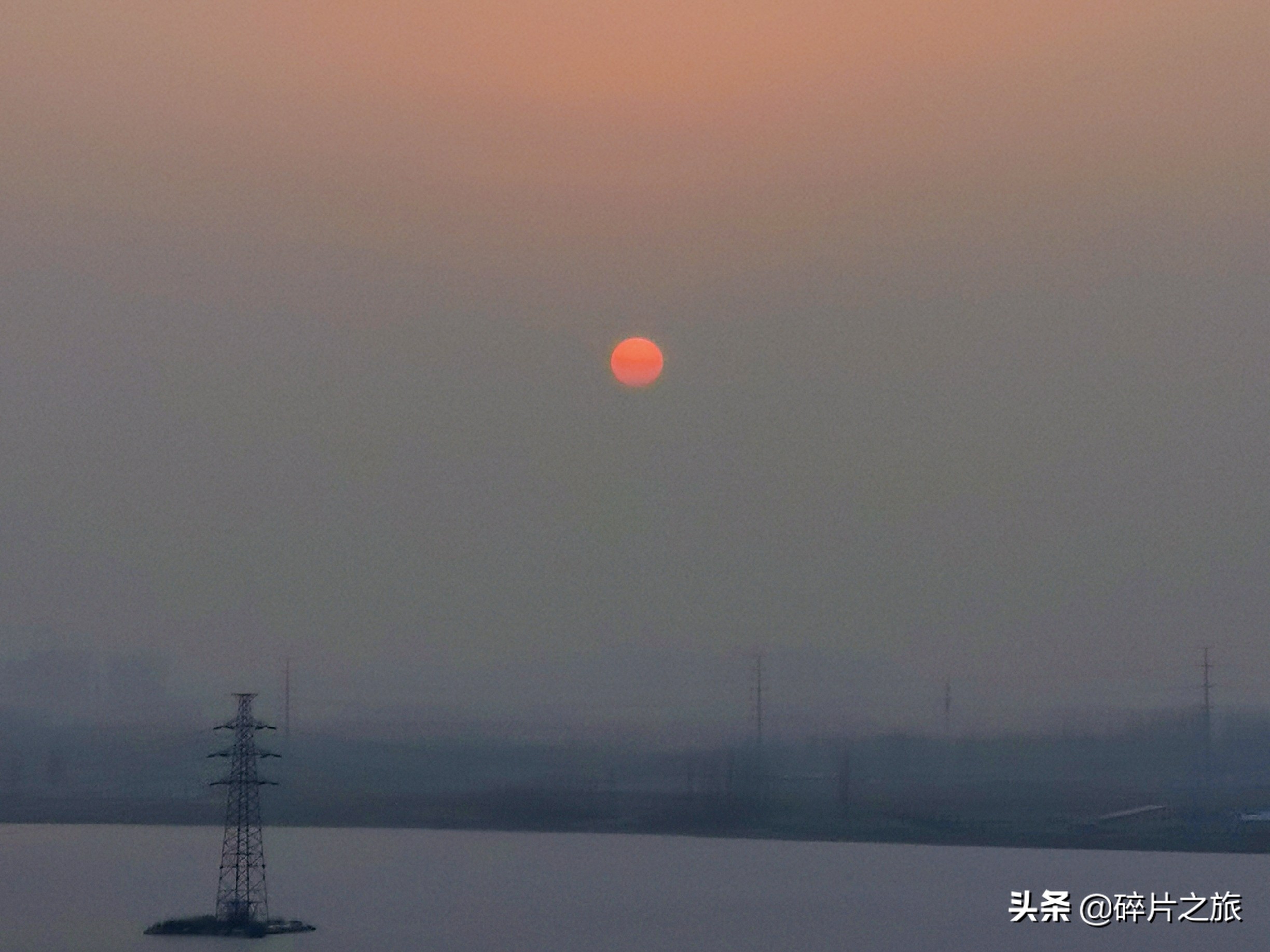 银川看日落最好的地方,银川览山公园落日