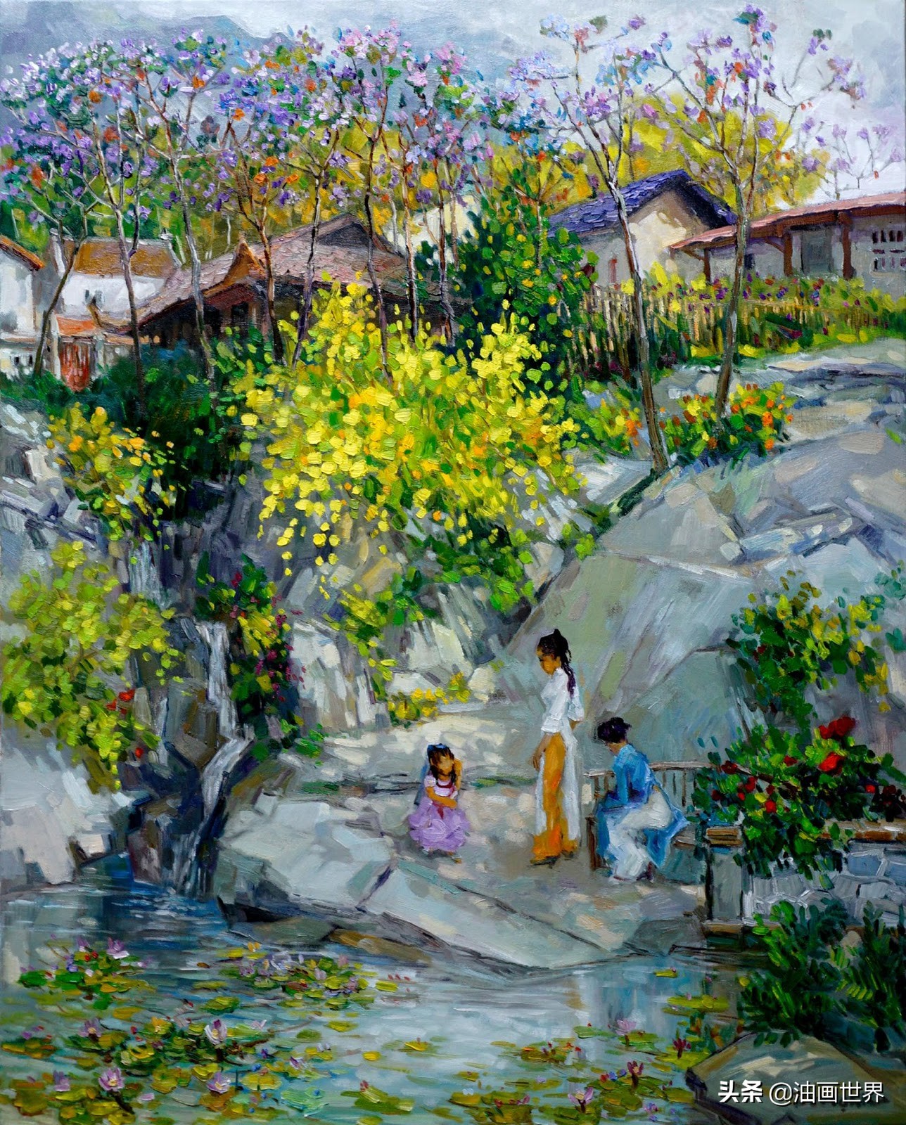 越南最惊艳的画家,越南画家dangvancan作品图片