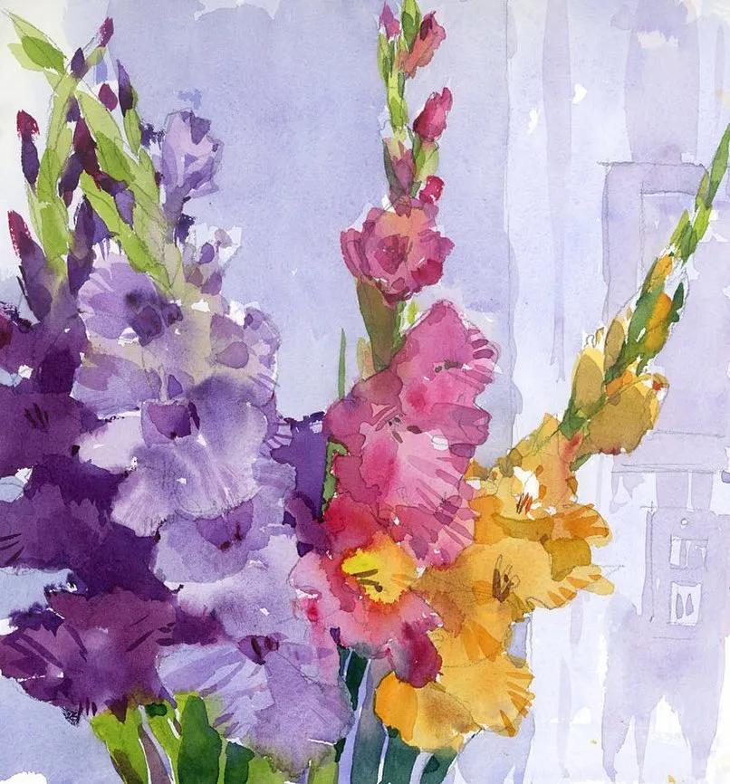 酣畅淋漓的水彩,酣畅淋漓水彩