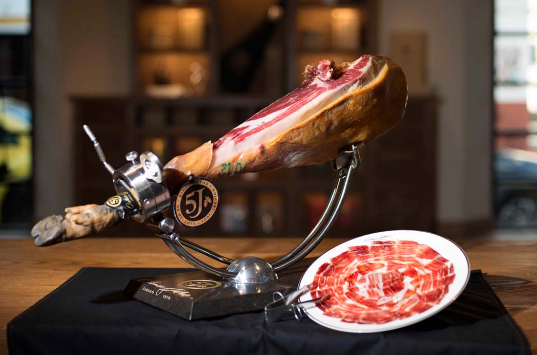 西班牙5j金标火腿,西班牙黑标火腿测评