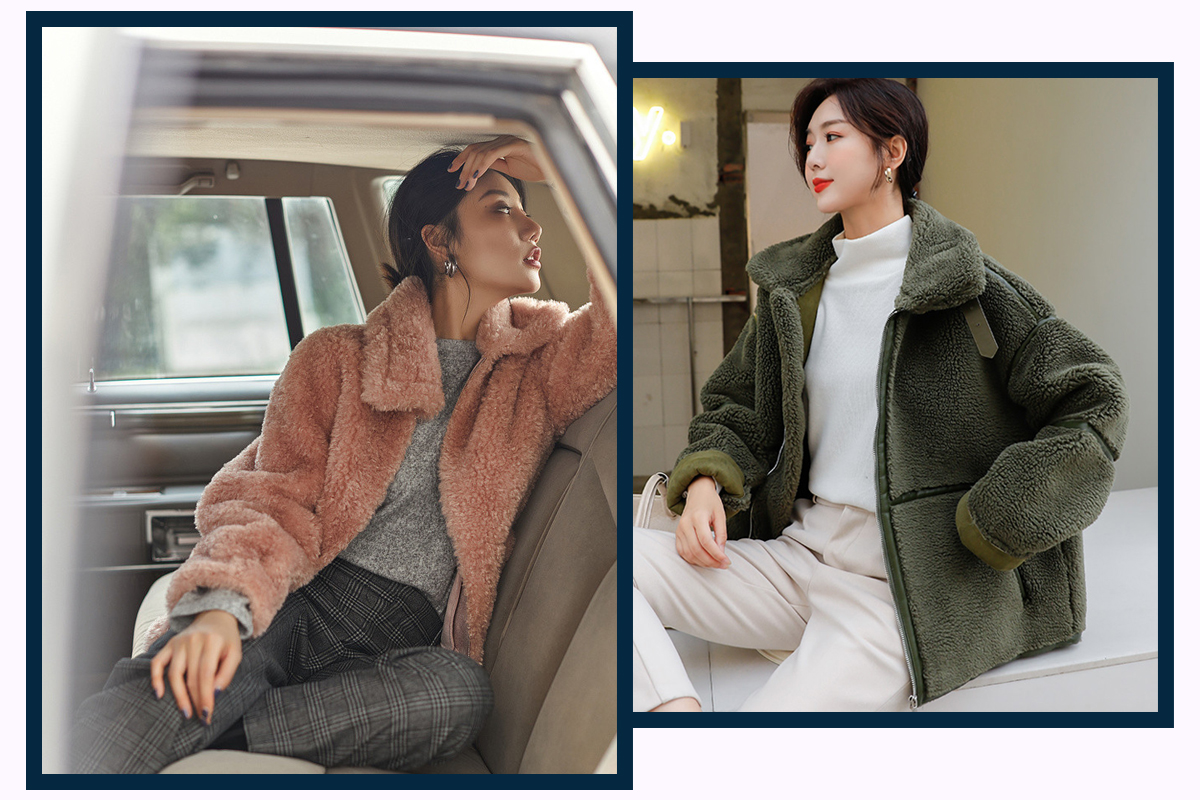 羊羔毛外套怎么改款式,羊羔绒衣服外套怎么改造