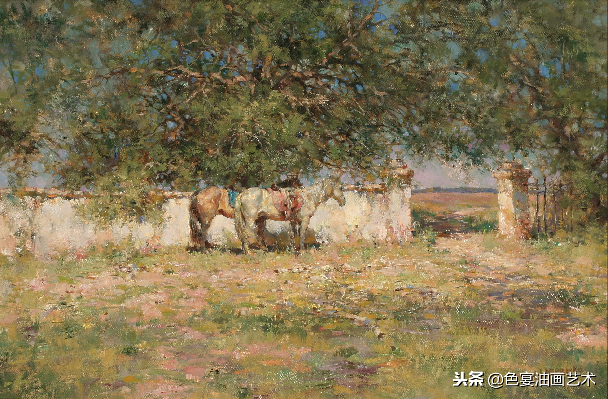 俄罗斯油画大师风景油画教程视频,油画大师油画风景创作教学视频