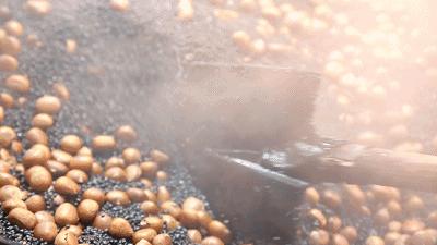 软糯香甜的栗子,满街飘着糖炒栗子的香味