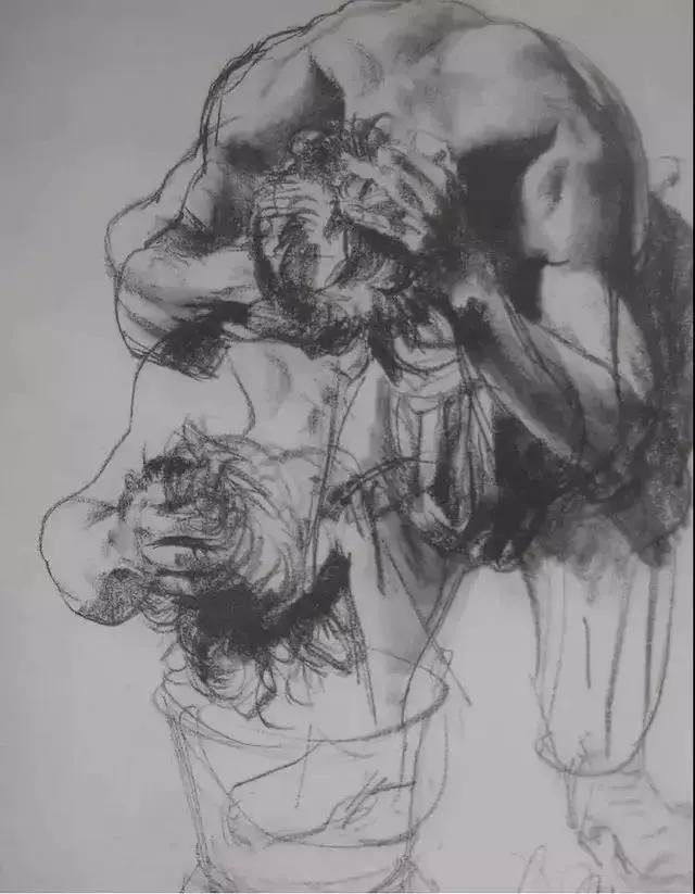 门采尔风景速写高清大图,速写临摹大师作品