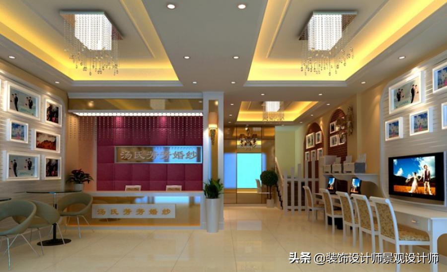 儿童影楼摄影实景布置,婚纱影楼设计功能分区