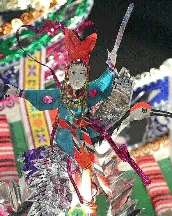 传统的纸扎活,十几年前民间纸活纸扎图片大全