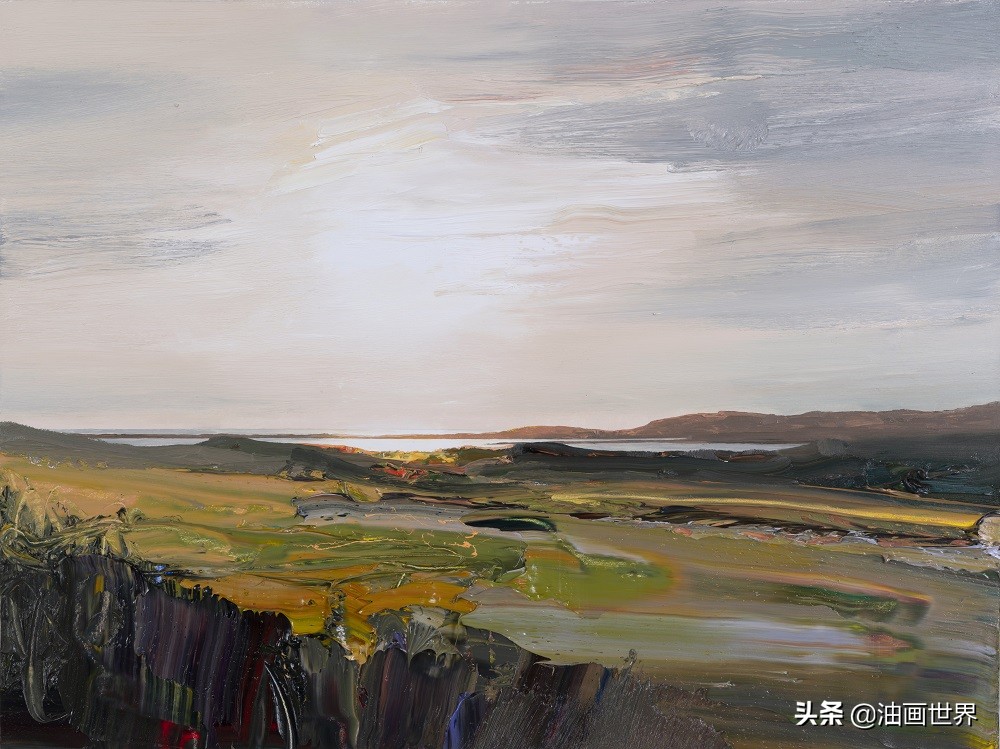 美国画家大峡谷古典风景油画,美国油画家埃里克瓦列斯的风景画