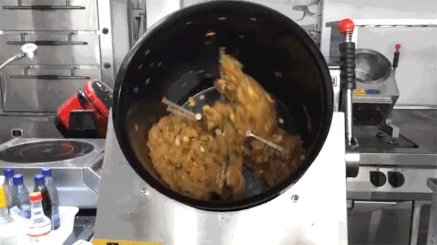 机器人代替厨师,机器人代替饭店服务员