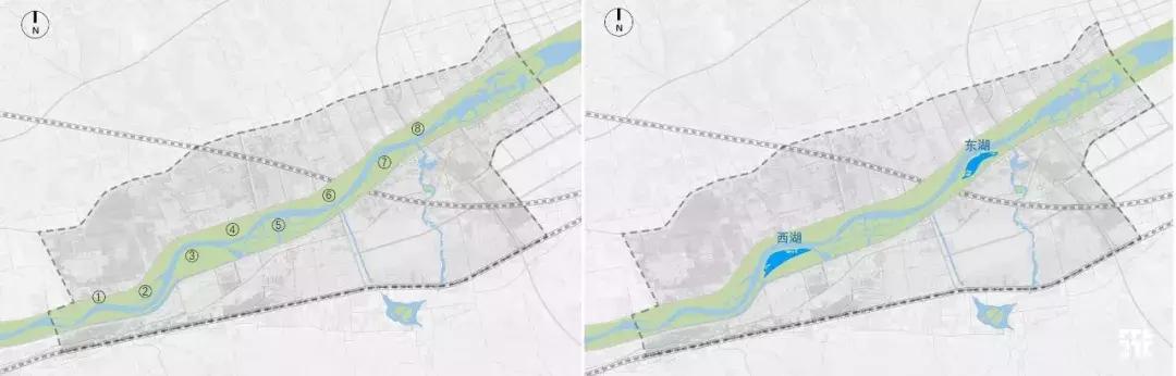 洛阳洛河西湖景观规划,洛阳甘泉河湿地公园规划图