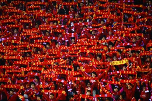 为中国队加油助威视频,为国足助威的视频