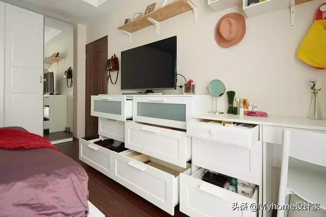 夫妻共用衣柜收纳,宜家大衣柜收纳