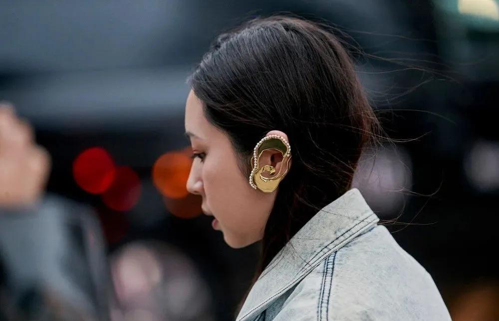 欧阳娜娜耳环,无耳洞耳钉欧阳娜娜