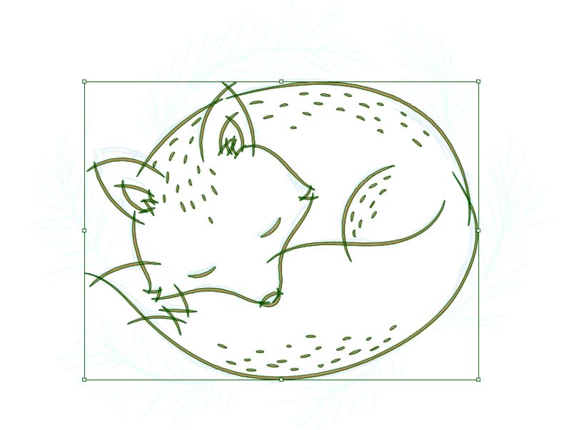 ai画一个蝴蝶,一只小狐狸怎么画