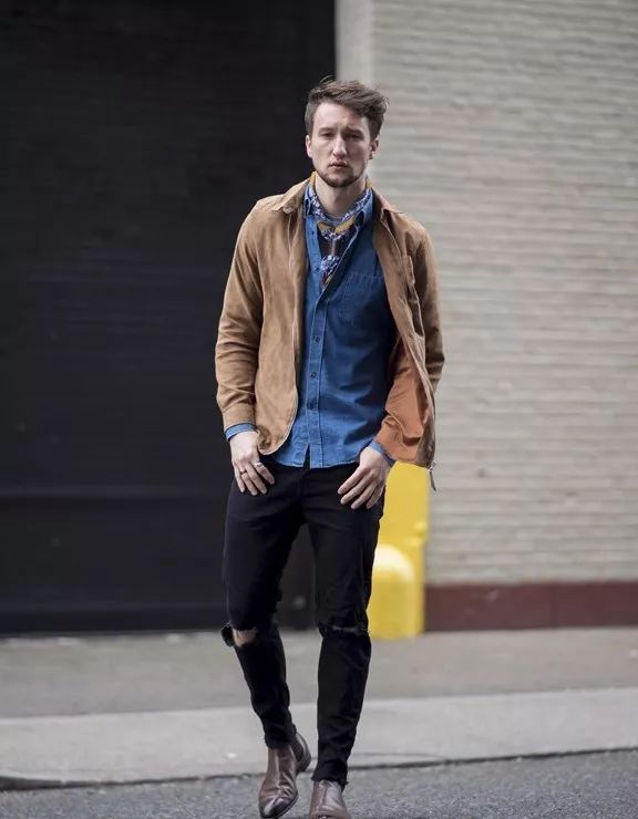 牛仔衬衫男装长袖,牛仔衬衫男装