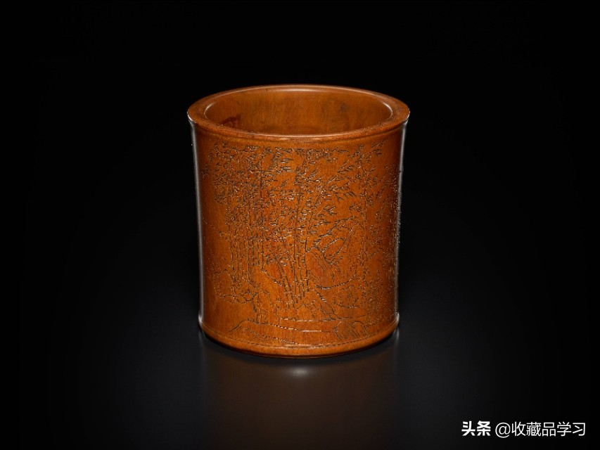清代黄杨木笔筒拍卖价格,20公分明清黄花梨笔筒拍卖记录