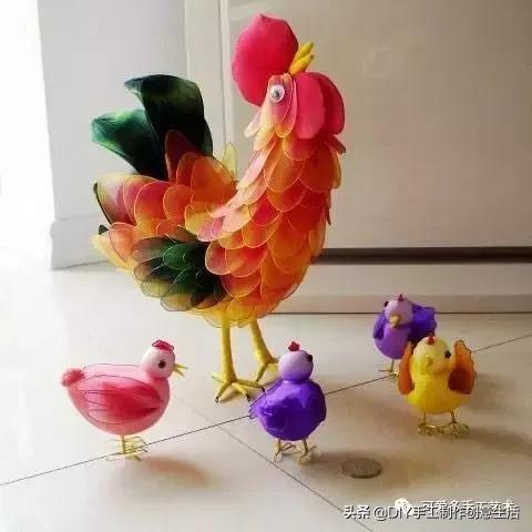 把彩色的*袜丝**套在铁圈上，最后竟然变得这么美（附教程）