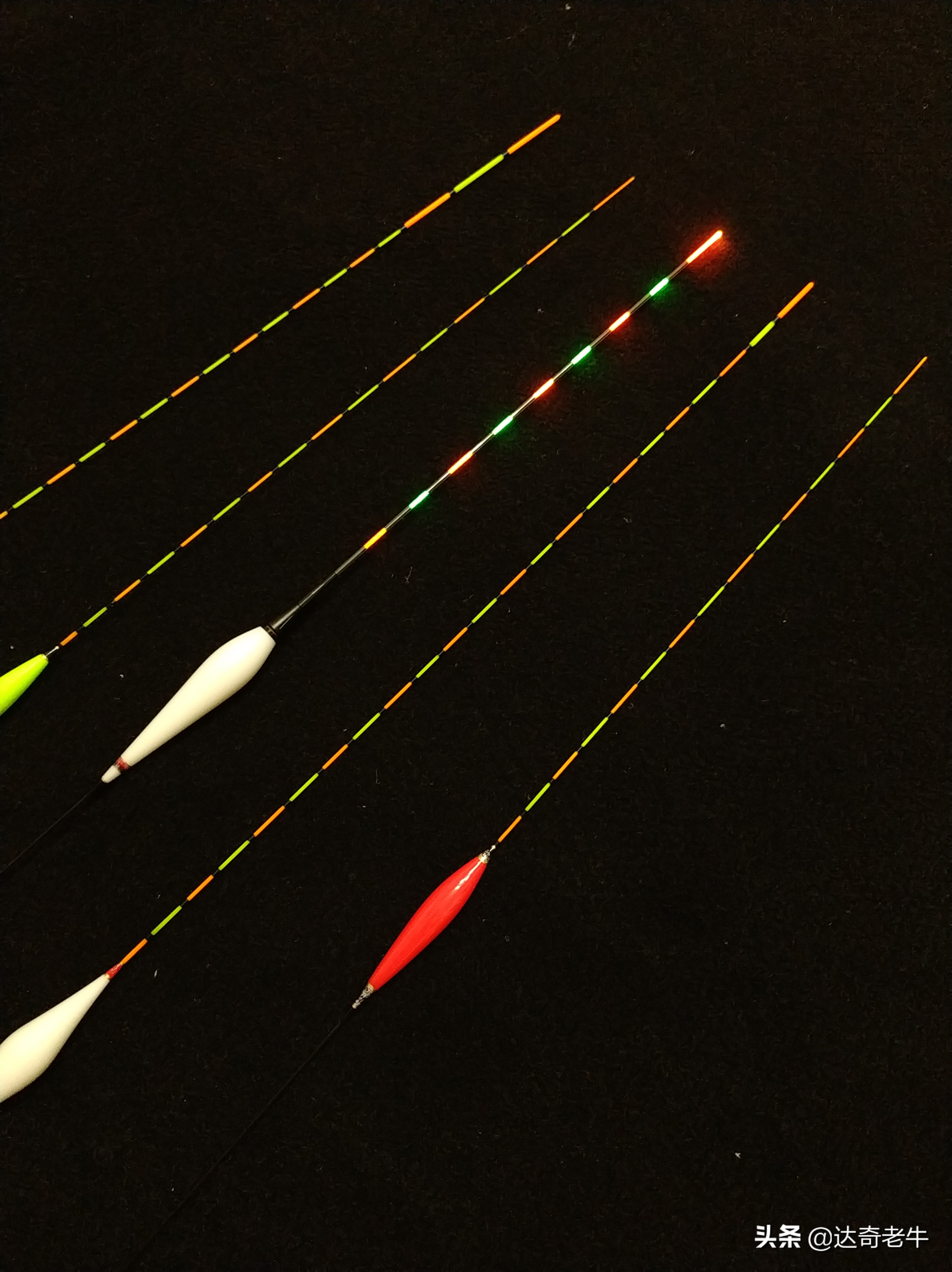 夜钓浮漂不反光怎么调节,野钓浮漂上顶必中鱼调漂方法