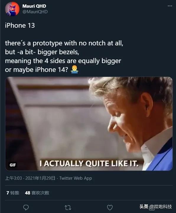 苹果无刘海iphone15标准版被曝,无刘海iphone13