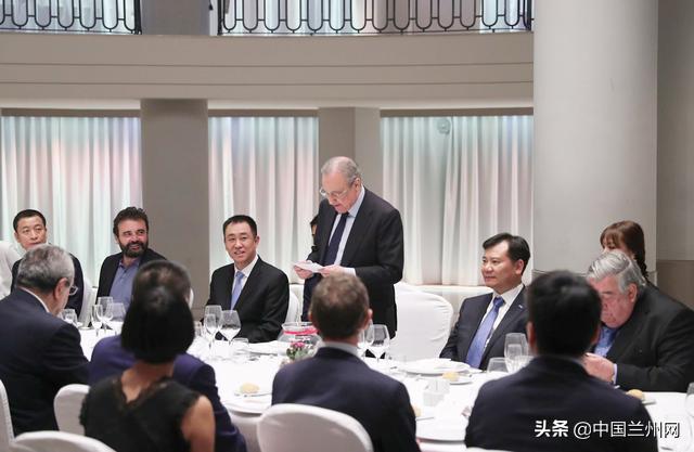 许家印现身马德里助威恒大杯,许家印马德里恒大