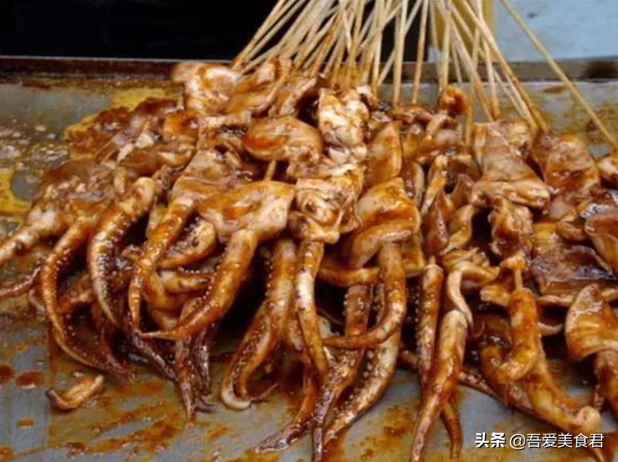 商用铁板鱿鱼制作,铁板鱿鱼烧烤技术