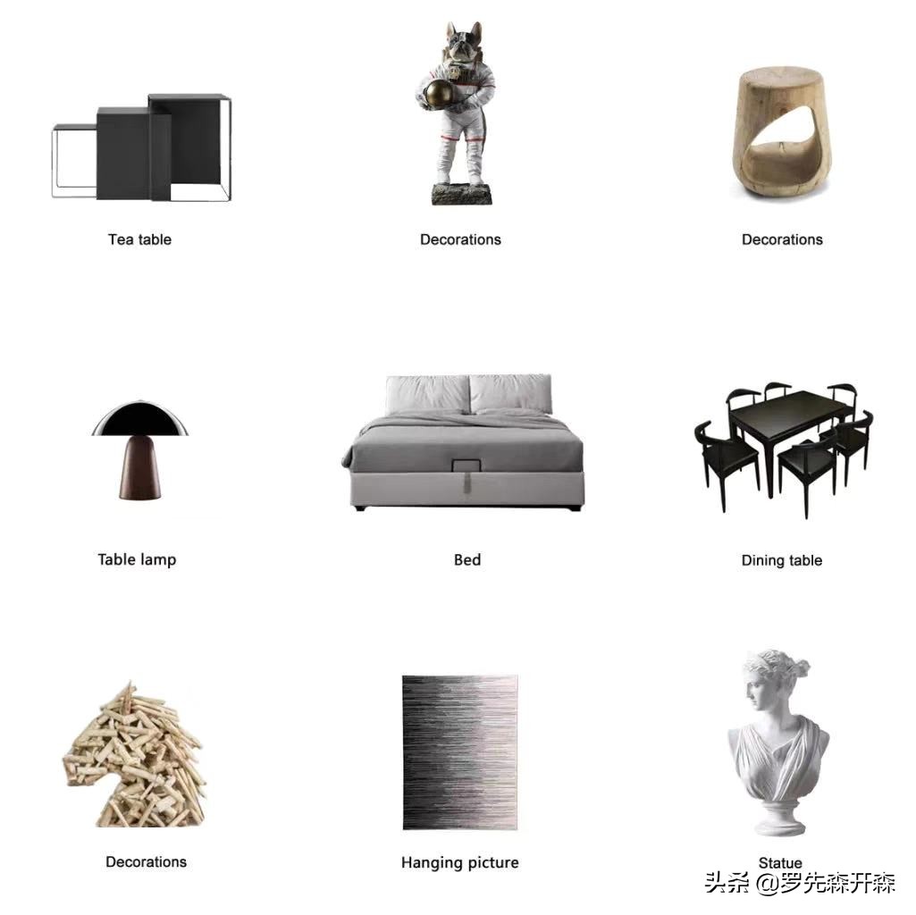 成都.柒公馆·92㎡现代简约住宅设计；营造出恰到好处的温馨感