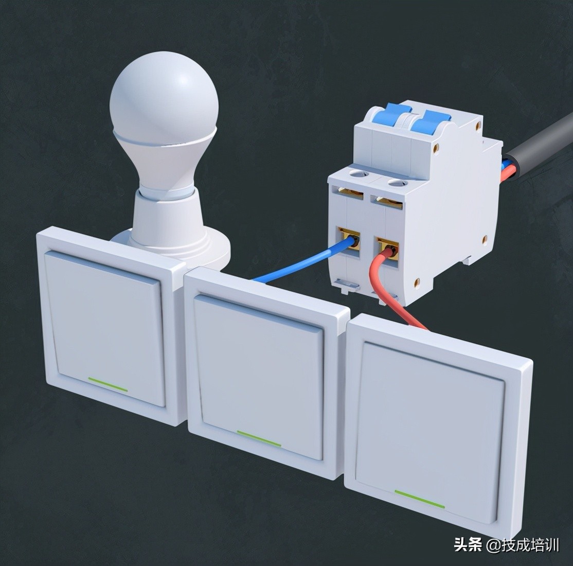 三开双控做单控使用如何接线,单控开关怎么改成单控双控