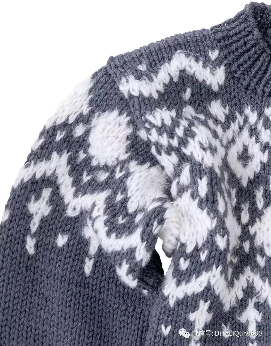 围巾编织教程10-15岁,圆肩针织宽松套头衫小款编织