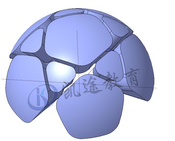 足球建模3dmax特殊方法,二十面体建模