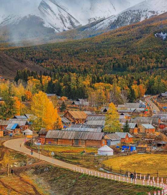 阿勒泰秋季旅行,新疆旅行阿勒泰秋天