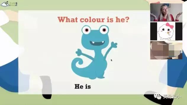 英伦云小学课程实录-认识你自己《Mybody》