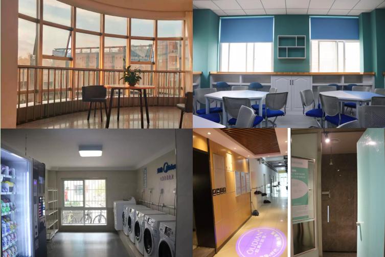 陕西超壕大学：宿舍自带电梯，落地窗、自助浴室、洗衣房配备豪华！