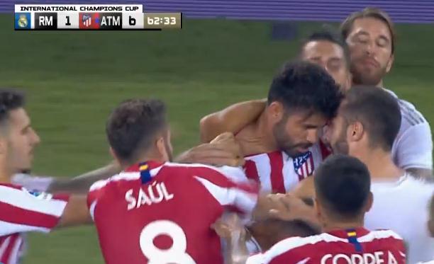 卡瓦哈尔和贝尔庆祝,卡瓦哈尔与阿尔巴冲突