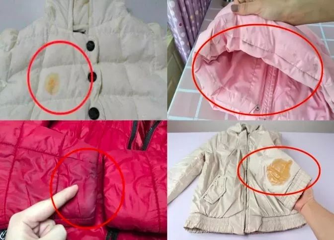 羽绒服局部脏了正确清洗方法,羽绒服脏了教你一招就能清洗干净