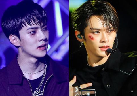 吴世勋受伤妆图片,吴世勋vs蔡徐坤